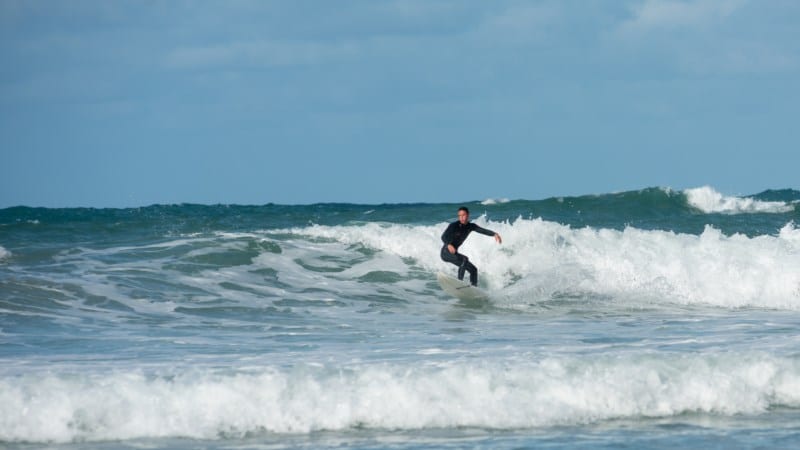 Surfer in West Cornwall